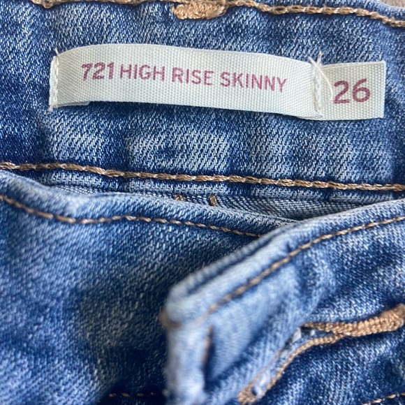 Levi’s 721 High Rise Skinny Women’s Jeans Size: 26 - Picture 5 of 5